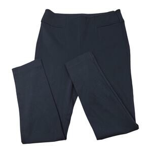 CAbi Navy Skinny Cotton Pants, Size 8